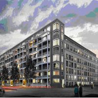 Квартира в большом городе в Германии, Мюнхен, 73 кв.м.