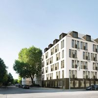 Апартаменты в большом городе в Германии, Мюнхен, 43 кв.м.