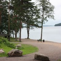 Apartment at the spa resort, by the lake, in the suburbs in Finland, South Karelia, Rauha, 91 sq.m.