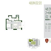 Квартира в Чехии, Прага, Клановице, 50 кв.м.