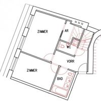 Апартаменты в большом городе в Австрии, Вена, 86 кв.м.