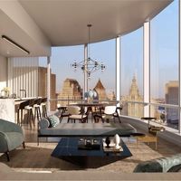 Apartment in the big city, by the lake in the USA, New York, Manhattan, 100 sq.m.