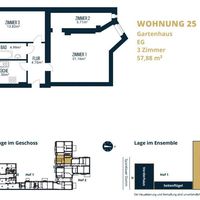 Квартира в большом городе в Германии, Берлин, 76 кв.м.