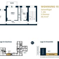 Flat in the big city in Germany, Berlin, 50 sq.m.