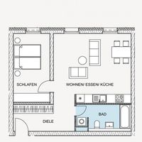 Квартира в большом городе в Германии, Берлин, 136 кв.м.