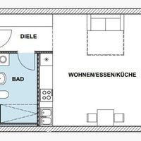 Апартаменты в большом городе в Германии, Берлин, 41 кв.м.