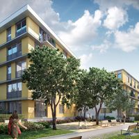 Квартира в большом городе в Чехии, Прага, Либен, 40 кв.м.