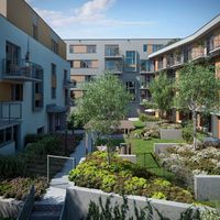 Квартира в большом городе в Чехии, Прага, Либен, 40 кв.м.