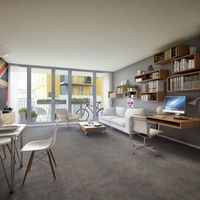 Квартира в большом городе в Чехии, Прага, Либен, 40 кв.м.