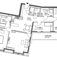 Flat in Germany, Munich, 82 sq.m.