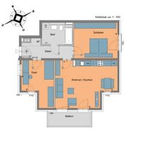 Flat in Germany, Munich, 72 sq.m.