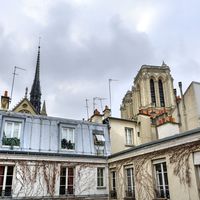 Квартира в большом городе во Франции, Париж, 70 кв.м.