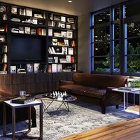 Flat in the big city in the USA, New York, 65 sq.m.