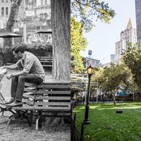 Flat in the big city in the USA, New York, 65 sq.m.