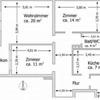 Flat in Germany, Berlin, 70 sq.m.