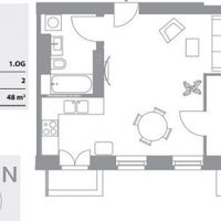 Квартира в Германии, Берлин, 48 кв.м.