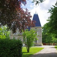 Castle in the village, in the forest in France, Normandy, 550 sq.m.
