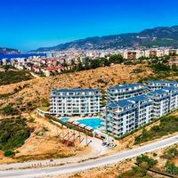 Апартаменты на спа-курорте, в пригороде, у моря в Турции, Аланья, 31 кв.м.