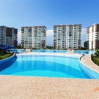 Апартаменты на спа-курорте, у моря в Турции, Мерсин, 85 кв.м.