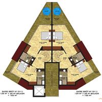 Flat at the spa resort, at the seaside in Turkey, Alanya, 165 sq.m.