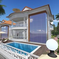 Villa at the seaside in Turkey, Alanya, 280 sq.m.