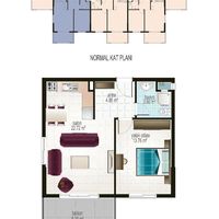 Flat at the seaside in Turkey, Alanya, 55 sq.m.