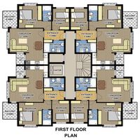 Flat at the seaside in Turkey, Antalya, 66 sq.m.