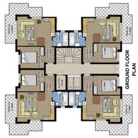 Flat at the seaside in Turkey, Antalya, 66 sq.m.