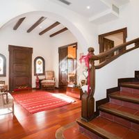 Villa by the lake, at the seaside in Spain, Catalunya, Sant Andreu de Llavaneres, 580 sq.m.