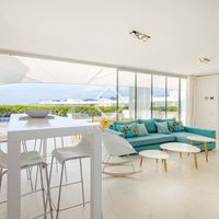 Penthouse in the big city, by the lake, at the seaside in Spain, Balearic Islands, Ibiza, 91 sq.m.