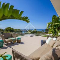 Villa by the lake, at the seaside in Spain, Balearic Islands, Ibiza, 529 sq.m.