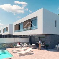 Villa in the big city, at the seaside in Spain, Balearic Islands, Ibiza, 200 sq.m.