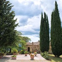 Villa in the village, in the suburbs in Italy, Strada , 1080 sq.m.