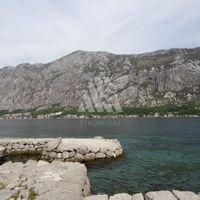 Land plot by the lake in Montenegro, Kotor, Perast