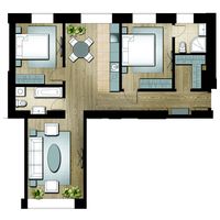 Квартира в Латвии, Рига, 62 кв.м.