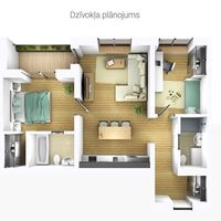 Квартира в Латвии, Рига, 67 кв.м.