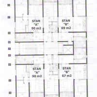 Квартира в большом городе в Черногории, Бар, 62 кв.м.