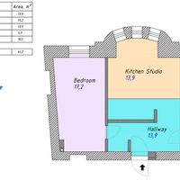 Квартира в Латвии, Рига, 62 кв.м.