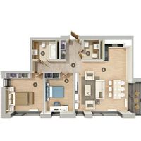 Flat in Latvia, Jurmala, Jaundubulti, 94 sq.m.