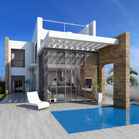 Villa at the spa resort, by the lake, in the suburbs, at the seaside in Spain, Comunitat Valenciana, Alicante, 130 sq.m.