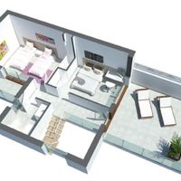 Дом на спа-курорте, у озера, в пригороде, у моря в Испании, Валенсия, Дайя-Вьеха, 148 кв.м.