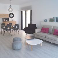 Chalet at the spa resort, by the lake, in the suburbs, at the seaside in Spain, Comunitat Valenciana, Pilar de la Horadada, 100 sq.m.