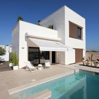 Villa at the spa resort, by the lake, in the suburbs, at the seaside in Spain, Comunitat Valenciana, La Marina, 106 sq.m.