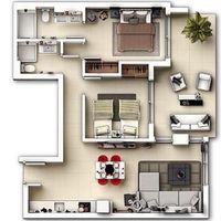 Apartment by the lake, in the suburbs, at the seaside in Spain, Comunitat Valenciana, Torrevieja, 72 sq.m.