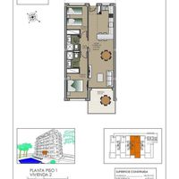 Apartment in Spain, Comunitat Valenciana, Guardamar del Segura, 75 sq.m.