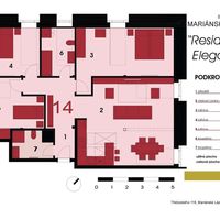 Flat Czechia, Karlovy Vary Region, Marianske Lazne, 108 sq.m.
