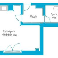 Flat Czechia, Karlovy Vary Region, Marianske Lazne, 33 sq.m.