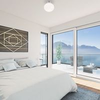 Apartment by the lake in Switzerland, Vaud, 82 sq.m.