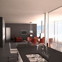 Apartment by the lake, in the suburbs in Switzerland, Ticino, 182 sq.m.