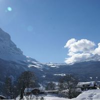 Apartment in the mountains, in the village in Switzerland, Berne, 90 sq.m.